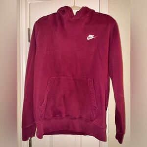 Maroon Nike hoodie